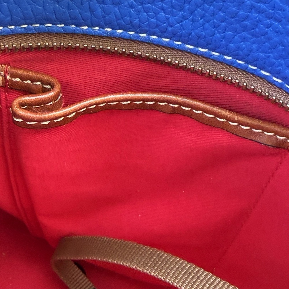 Dooney & Bourke Pebble Grain Leather Small Lexington tote Blue - Picture 10 of 14